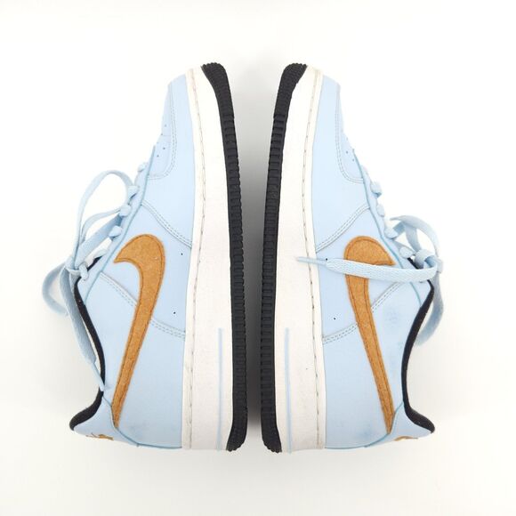AIR FORCE 1 FELT CELESTINE Shoes Women Size 8.5 / 7Y BLUE GOLD BV6058-400 - Picture 5 of 10